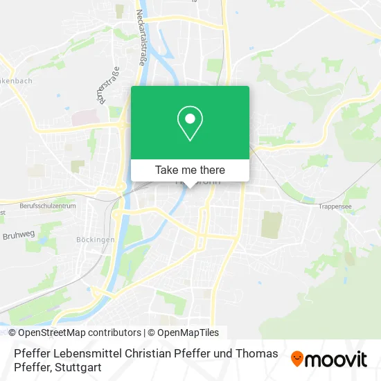 Карта Pfeffer Lebensmittel Christian Pfeffer und Thomas Pfeffer