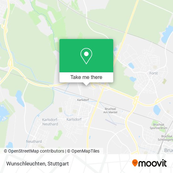 Карта Wunschleuchten
