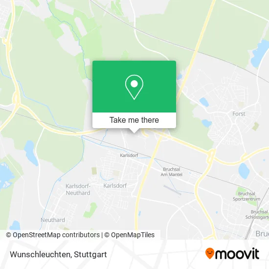 Карта Wunschleuchten