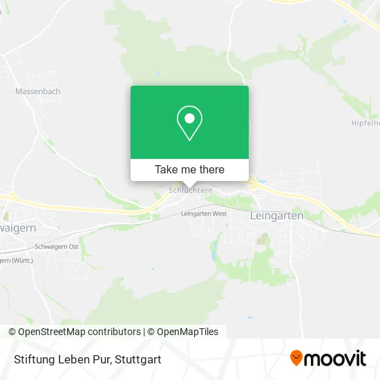 Карта Stiftung Leben Pur
