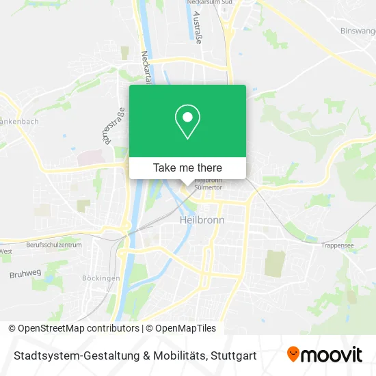 Карта Stadtsystem-Gestaltung & Mobilitäts