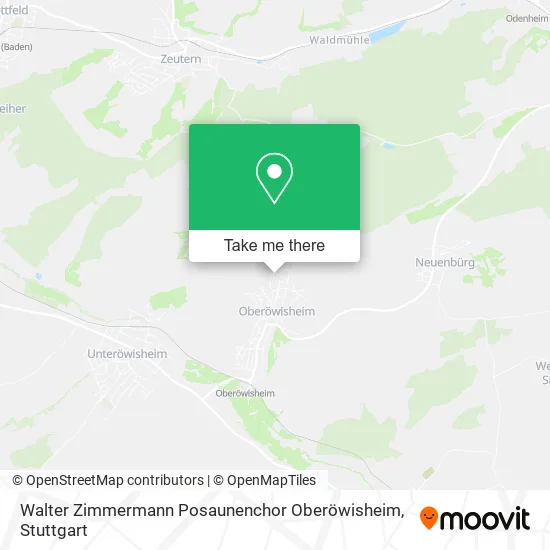Карта Walter Zimmermann Posaunenchor Oberöwisheim