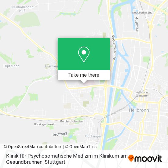 Klinik für Psychosomatische Medizin im Klinikum am Gesundbrunnen map