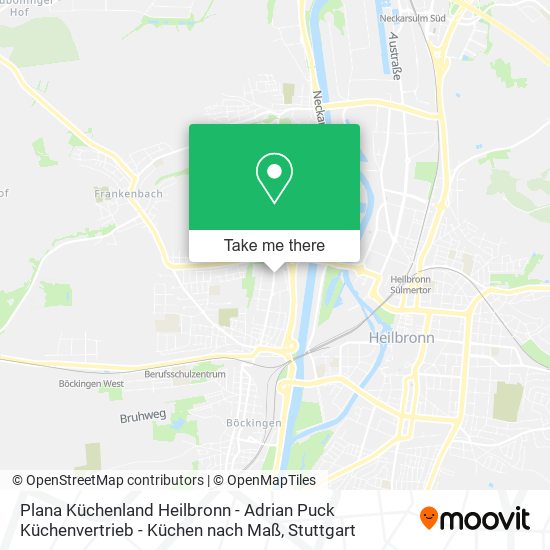 Plana Küchenland Heilbronn - Adrian Puck Küchenvertrieb - Küchen nach Maß map