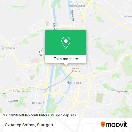 Карта Öz Antep Sofrası