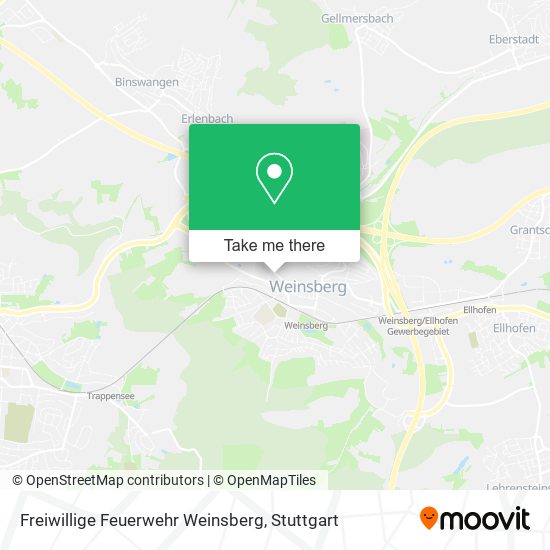 Freiwillige Feuerwehr Weinsberg map