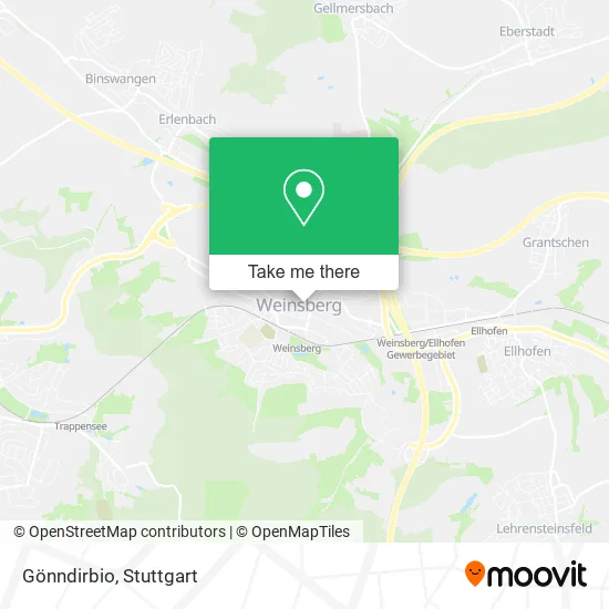 Карта Gönndirbio