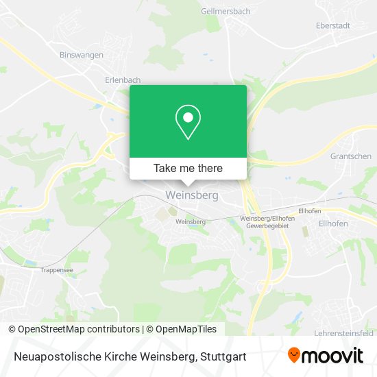 Neuapostolische Kirche Weinsberg map