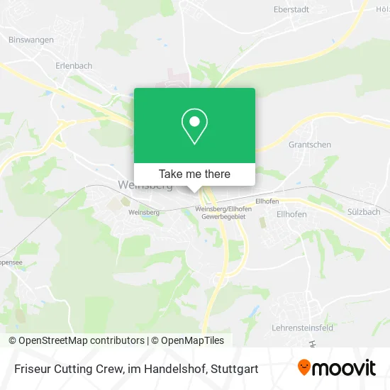 Карта Friseur Cutting Crew, im Handelshof