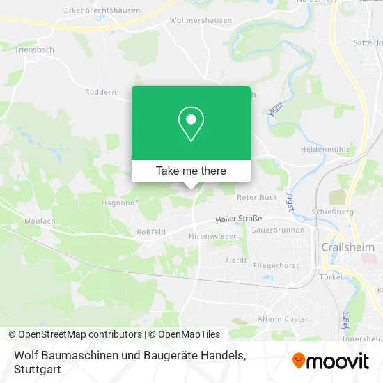 Карта Wolf Baumaschinen und Baugeräte Handels