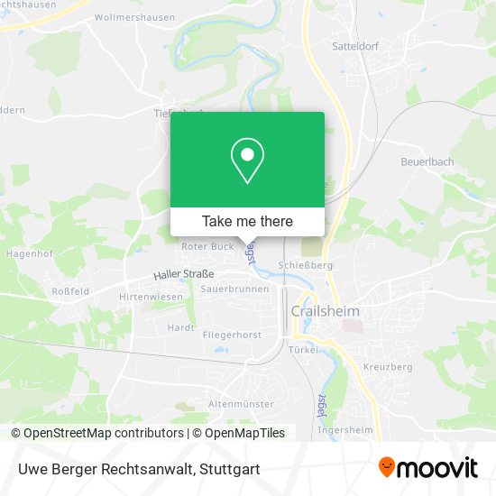 Uwe Berger Rechtsanwalt map