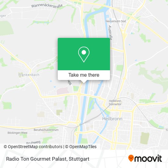 Radio Ton Gourmet Palast map