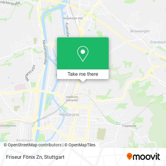 Friseur Fönix Zn map