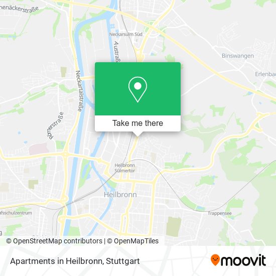 Apartments in Heilbronn map