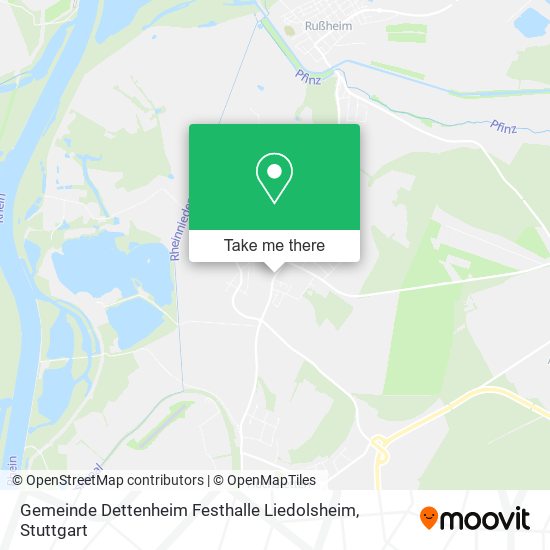 Gemeinde Dettenheim Festhalle Liedolsheim map