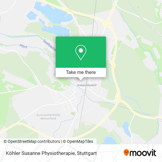 Köhler Susanne Physiotherapie map