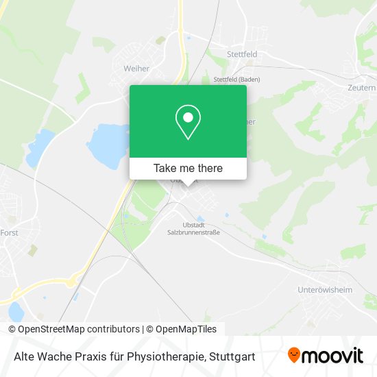 Alte Wache Praxis für Physiotherapie map