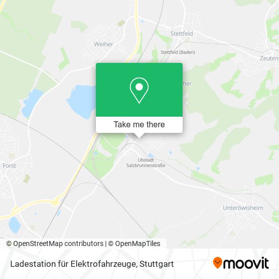 Ladestation für Elektrofahrzeuge map