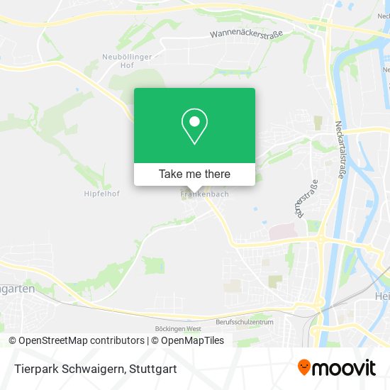 Карта Tierpark Schwaigern