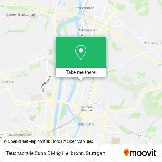 Карта Tauchschule Supp Diving Heilbronn