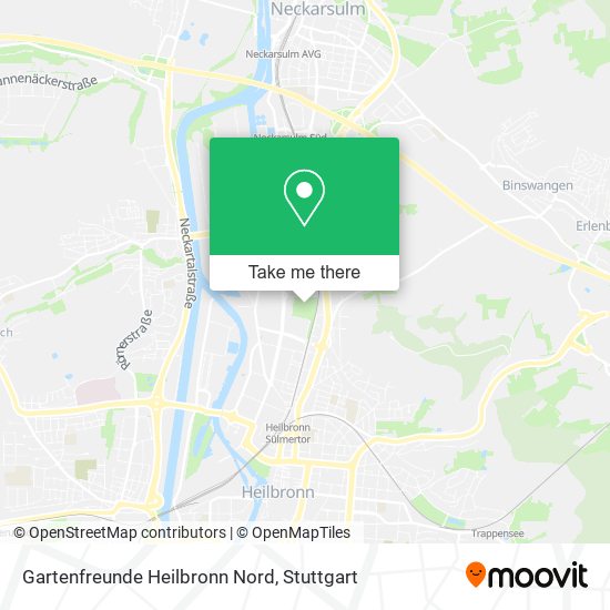 Gartenfreunde Heilbronn Nord map