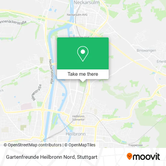 Карта Gartenfreunde Heilbronn Nord