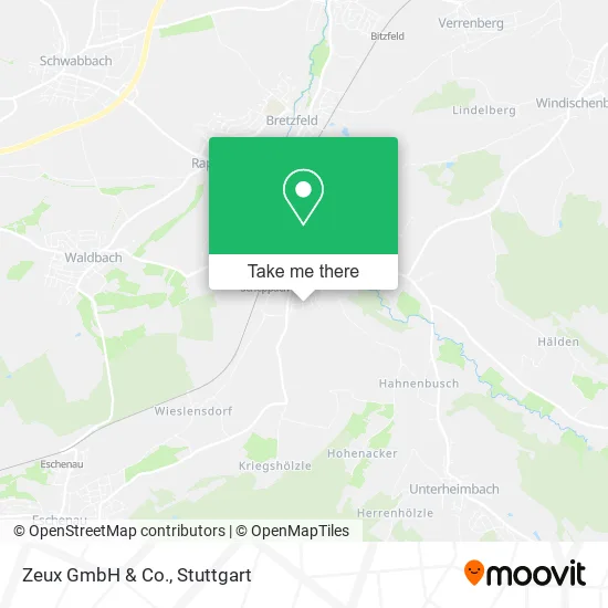 Карта Zeux GmbH & Co.