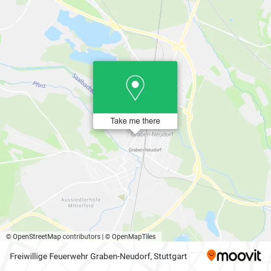 Карта Freiwillige Feuerwehr Graben-Neudorf