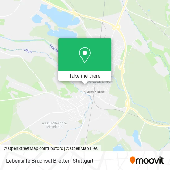 Карта Lebensilfe Bruchsal Bretten