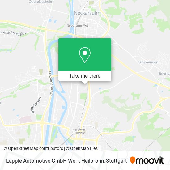 Карта Läpple Automotive GmbH Werk Heilbronn