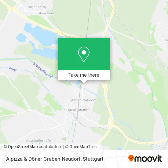 Карта Alpizza & Döner Graben-Neudorf