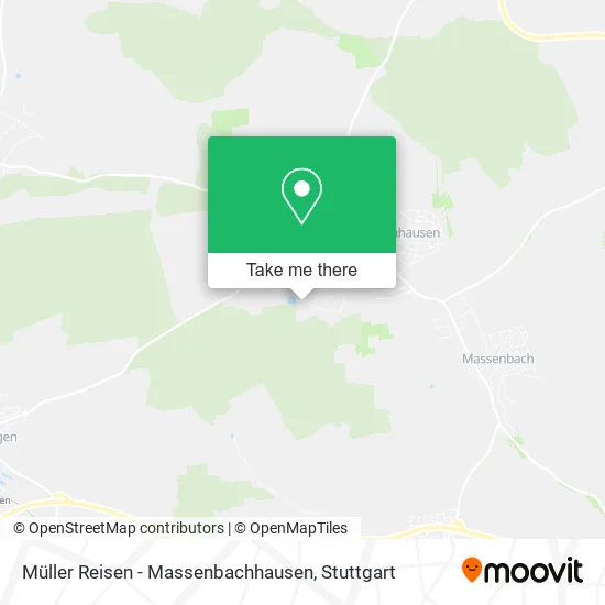 Карта Müller Reisen - Massenbachhausen