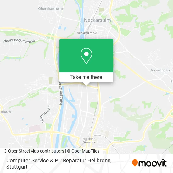 Карта Computer Service & PC Reparatur Heilbronn