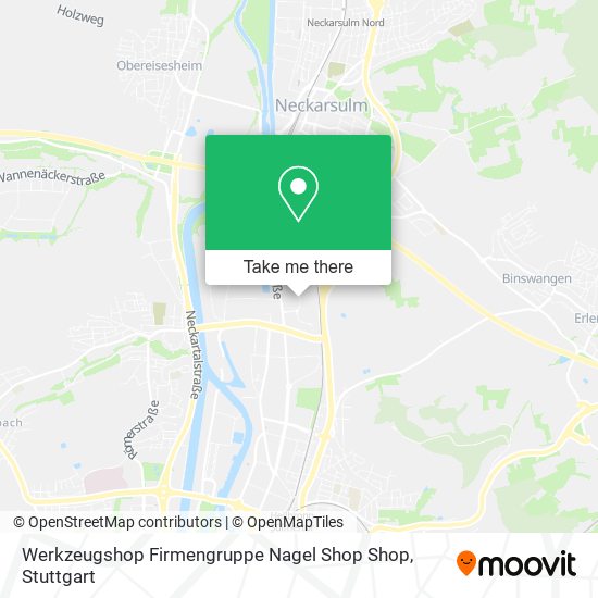 Werkzeugshop Firmengruppe Nagel Shop Shop map