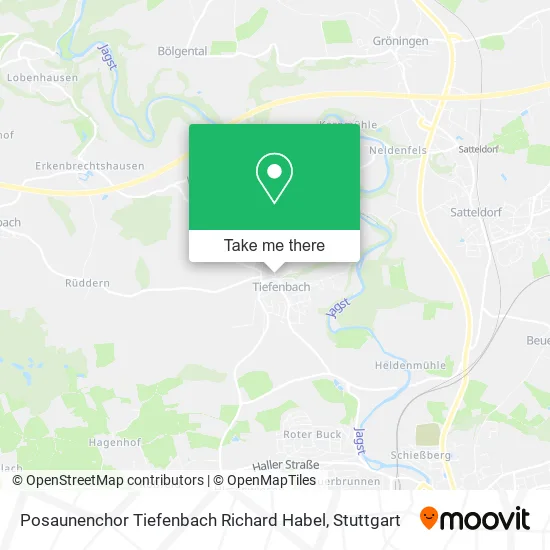 Карта Posaunenchor Tiefenbach Richard Habel