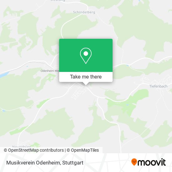 Musikverein Odenheim map