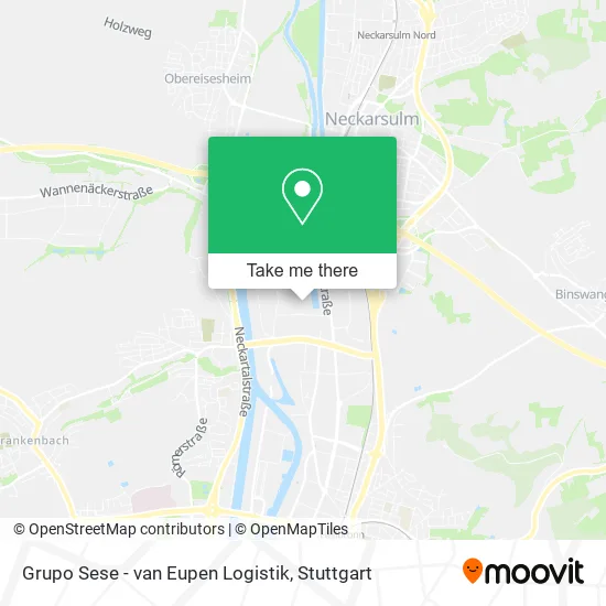 Карта Grupo Sese - van Eupen Logistik