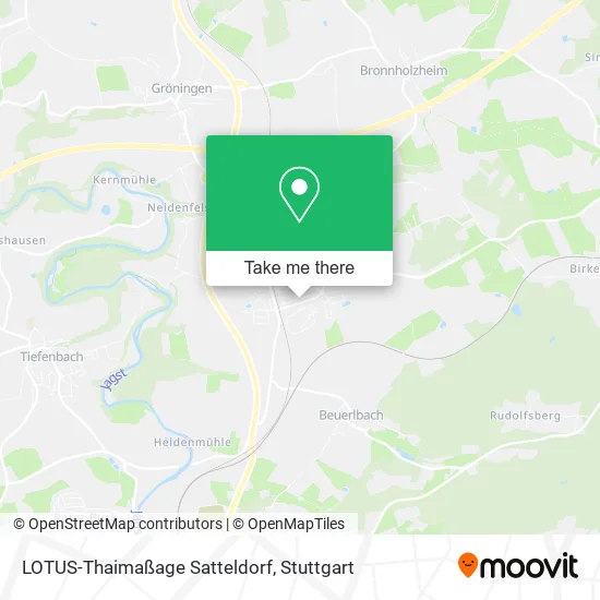 Карта LOTUS-Thaimaßage Satteldorf