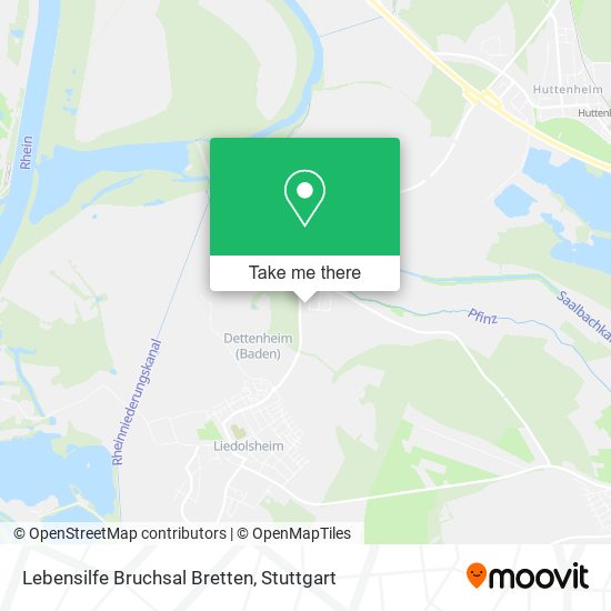 Lebensilfe Bruchsal Bretten map