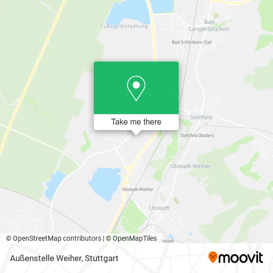 Карта Außenstelle Weiher