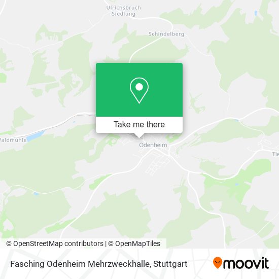 Карта Fasching Odenheim Mehrzweckhalle