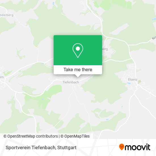 Sportverein Tiefenbach map