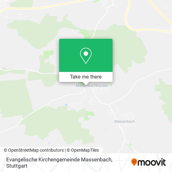 Evangelische Kirchengemeinde Massenbach map