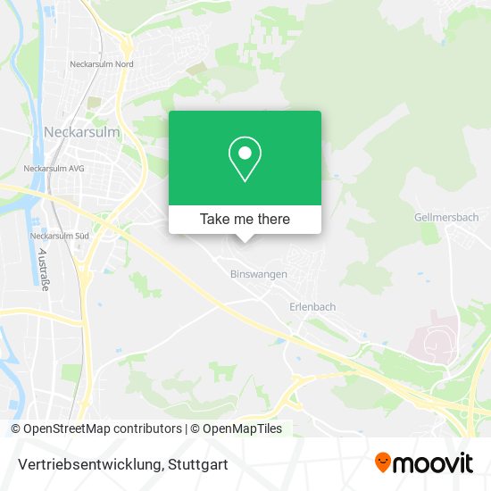 Vertriebsentwicklung map