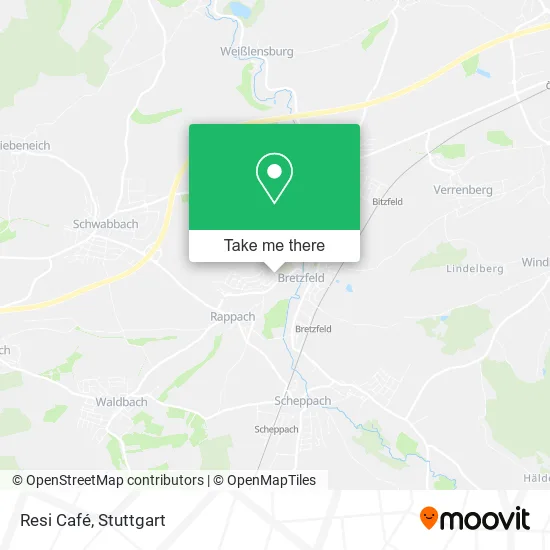 Карта Resi Café