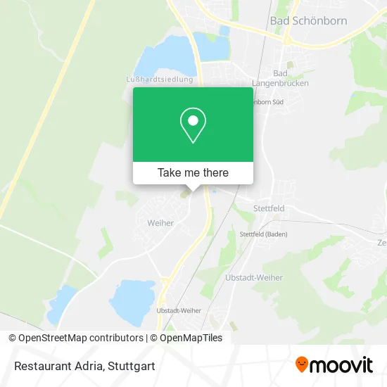 Карта Restaurant Adria