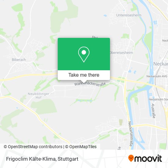 Карта Frigoclim Kälte-Klima