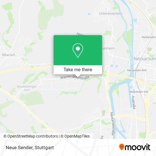 Карта Neue Sender