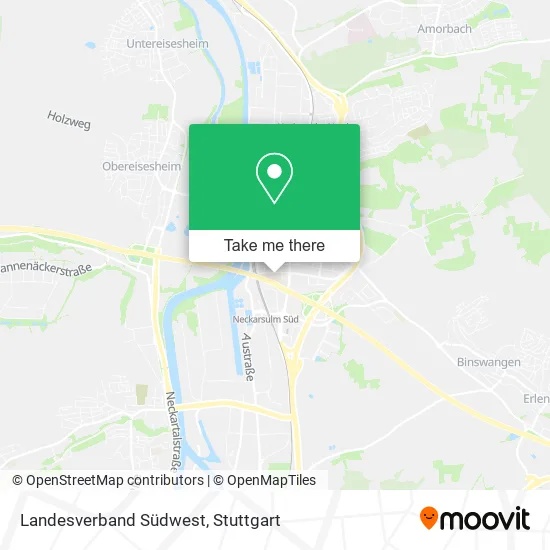 Карта Landesverband Südwest