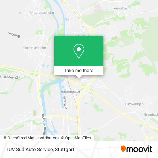 Карта TÜV Süd Auto Service